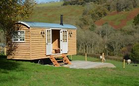 Snug Oak Hut With A View On A Welsh Hill Farm
